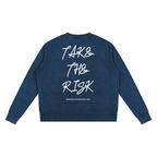 Mineral Wash Oversized Sweater - Take The Risk