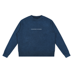 Mineral Wash Oversized Sweater - Take The Risk
